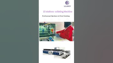 15 stations collating machine paper collator machine #collator #https://www.ulairypapercollator.com