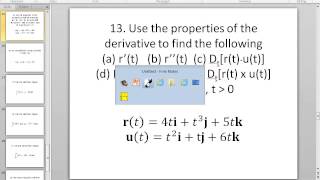 Calculus III: Differentiation and Integration of Vector-Valued Functions