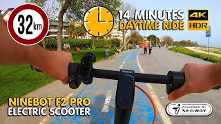 Segway Ninebot F2 Pro Electric Scooter - 14 Minutes Istanbul Ride (Environment Sound Only) 4K