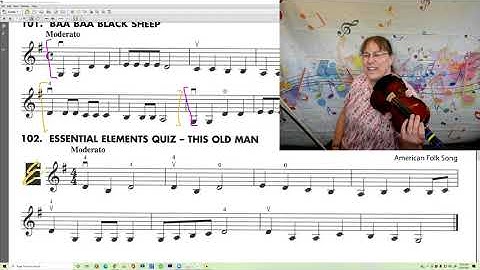 Essential Elements 2000 - No.102, This Old Man - violin and viola