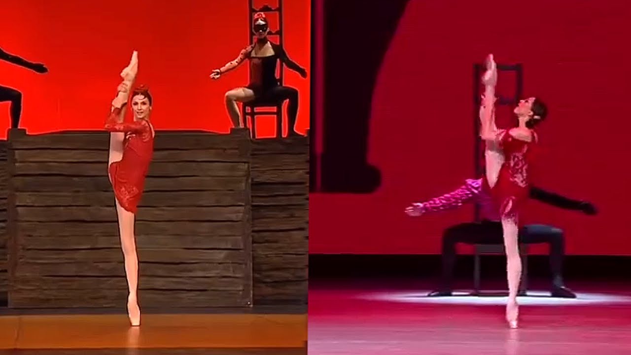 Carmen: Vishneva - Zakharova (Split Screen)