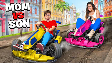 Mom vs Son Ultimate Racing Challenge!!