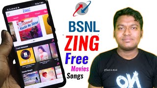 BSNL Zing App Service 2021/Zing App use kaise kare/Movies & Songs By @TechinHindi screenshot 2