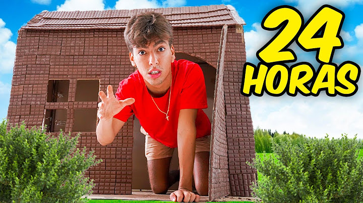 SOBREVIVENDO 24 HORAS EM UMA CASA DE CHOCOLATE!