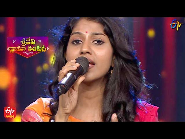 Singer Madhupriya Songs Performance | Nanna Naa Hero | Sridevi Drama Company | 19th June 2022 | ETV class=