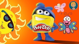 Elsa Frozen Play Doh Butterfly and sun - Playdough learning colors for kids Elsa Frozen Play Doh Butterfly and sun - Playdough learning colors for kids