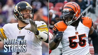 Why did Antonio Brown's Steelers beat the Bengals (Wild Card Weekend) | Move the Sticks | NFL