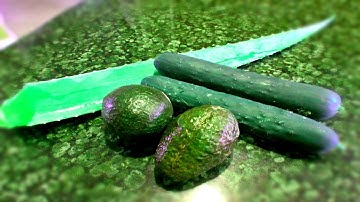 Aloe, Cucumber & Avocado Cold Processed CP Soap With Recipe