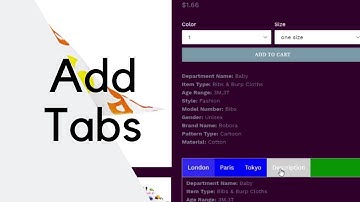 how to add tabs in Shopify product page, No apps FREE