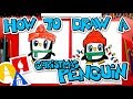 How To Draw A Christmas Penguin