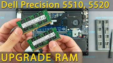 Dell Precision 5510, 5520 RAM Upgrade and Install - Your Step-by-Step DIY Guide!