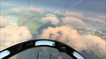 DCS F-15 Dogfight vs 2 SU-27 CRAZY HEAD ON GUNS KILL!