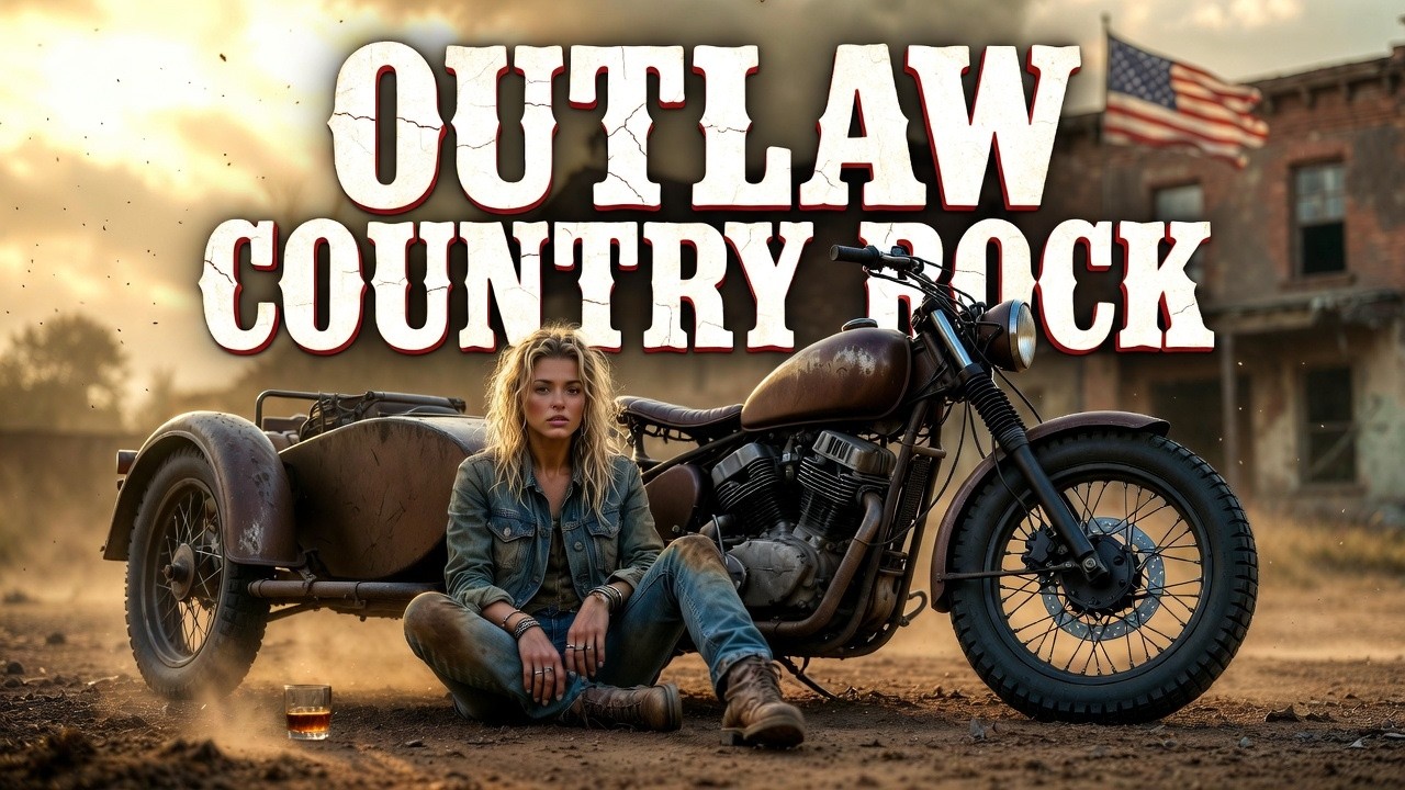 Outlaw Country Rock 🔥 Country Rock Night Drive 🎸 Dust in the Headlights