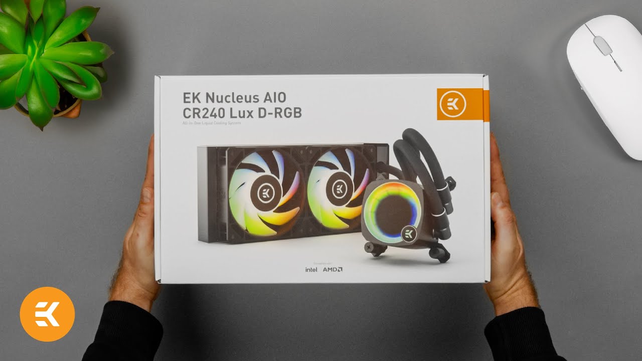 Unboxing the EK Nucleus AIO CR240 Lux D-RGB - YouTube