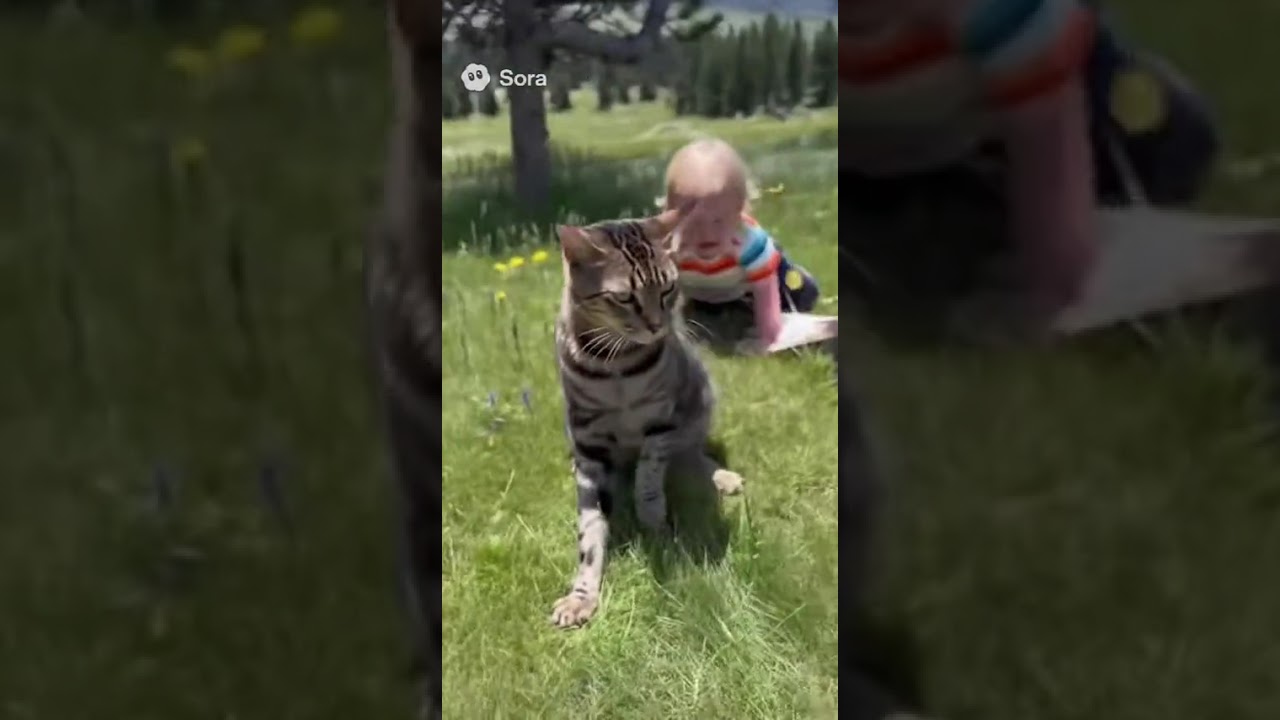 Brave Cat Rescues Child from Eagle Attack | Wildlife Rescue 