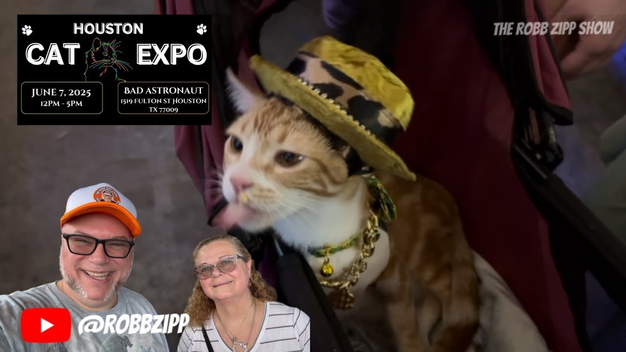 🐱 ROBB ZIPP & MOM AT HOUSTON CAT EXPO! 6-7-2025