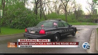 Search for man missing in Rouge River