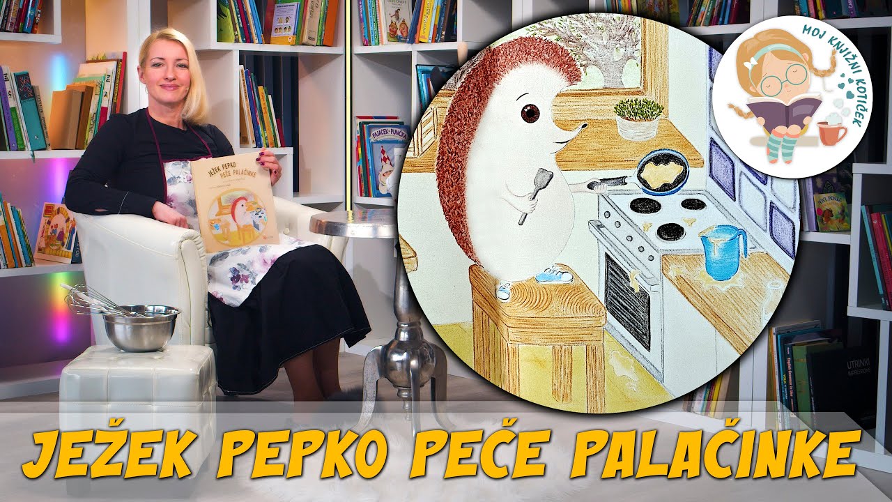 JEŽEK PEPKO PEČE PALAČINKE - pravljica za lahko noč