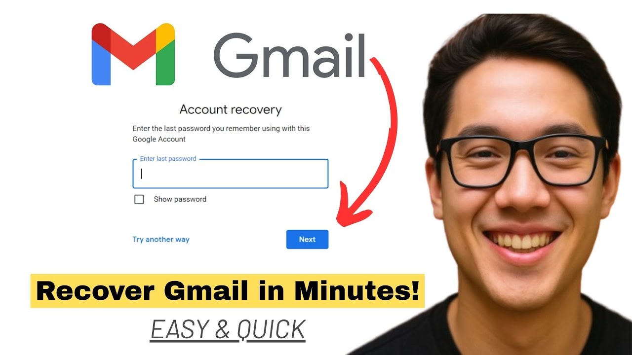 How to Recover Your Gmail Account (Easy & Quick!) - YouTube
