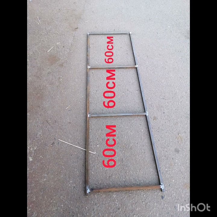 опора для малины из профильной трубы - YouTube