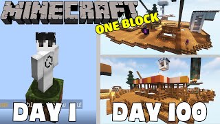 100 NGÀY MINECRAFT CHỈ VỚI 1 BLOCK | 100 DAYS IN MINECRAFT ONE BLOCK