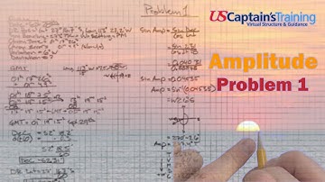 Deviation by Amplitude (Sun) | Problem 1 | Celestial Navigation