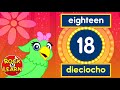 Counting in English and Spanish
