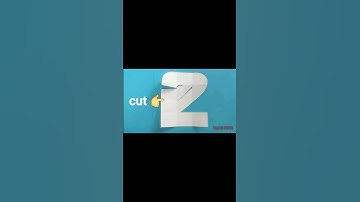 Cutting number 2 #diy #shorts #easytutorial #tutorials #cutting #crafts