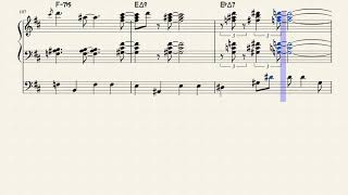 Chick Corea "Tones for Joan's Bones" piano and bass transcription