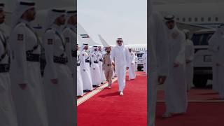 Sheikh Tamim Bin Hamad Qatar Emir Receives Sheikh Mohammed Bin Zayed And Sheikh Hamdan Fazza