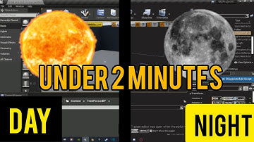 UE4-Tutorial: How To Create A Day And Night Cycle In Under 2 Minutes (Blueprint)