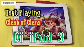 Test Playing Clash Of Clans COC iPad 3 iOs 9.3.5 screenshot 2