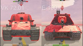 ЧТО ТЕПЕРЬ ЛУЧШЕ Е-100 ИЛИ VK 72.01 Wot BLITZ