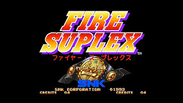 Fire Suplex / 3 Count Bout (AES 60Hz / JP) - Intro / Attract Mode