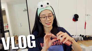 (ENG) A DAY VLOG⚡ | stayhome & relax Sunday+unboxing haul ✂