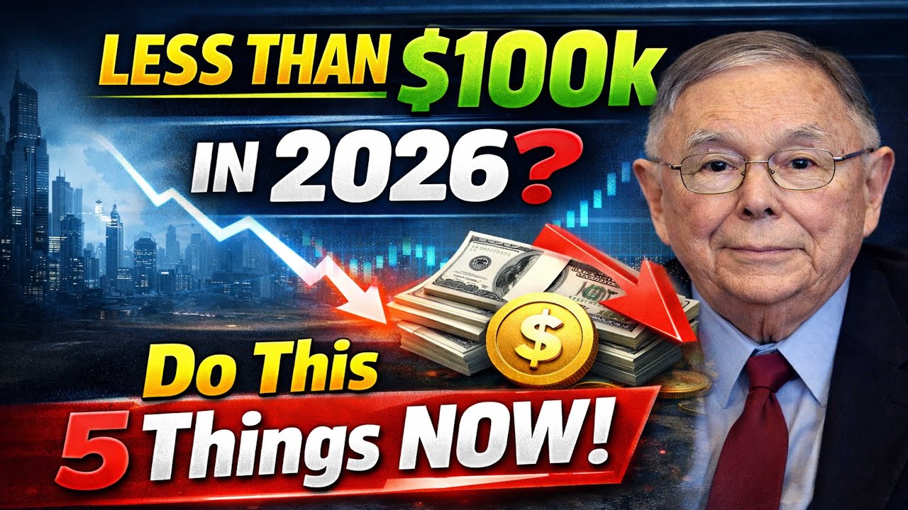 Charlie Munger’s Advice for 2026: If You Have Under $100K, Do These 5 Things Now