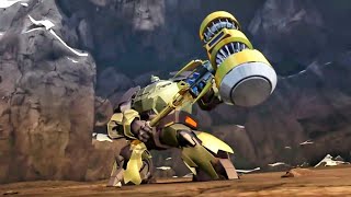 Transformers Prime Season 02 Episode 05 Part 3 Operation Bumblebee.bulkhead Got Forge Of Solus Prime
