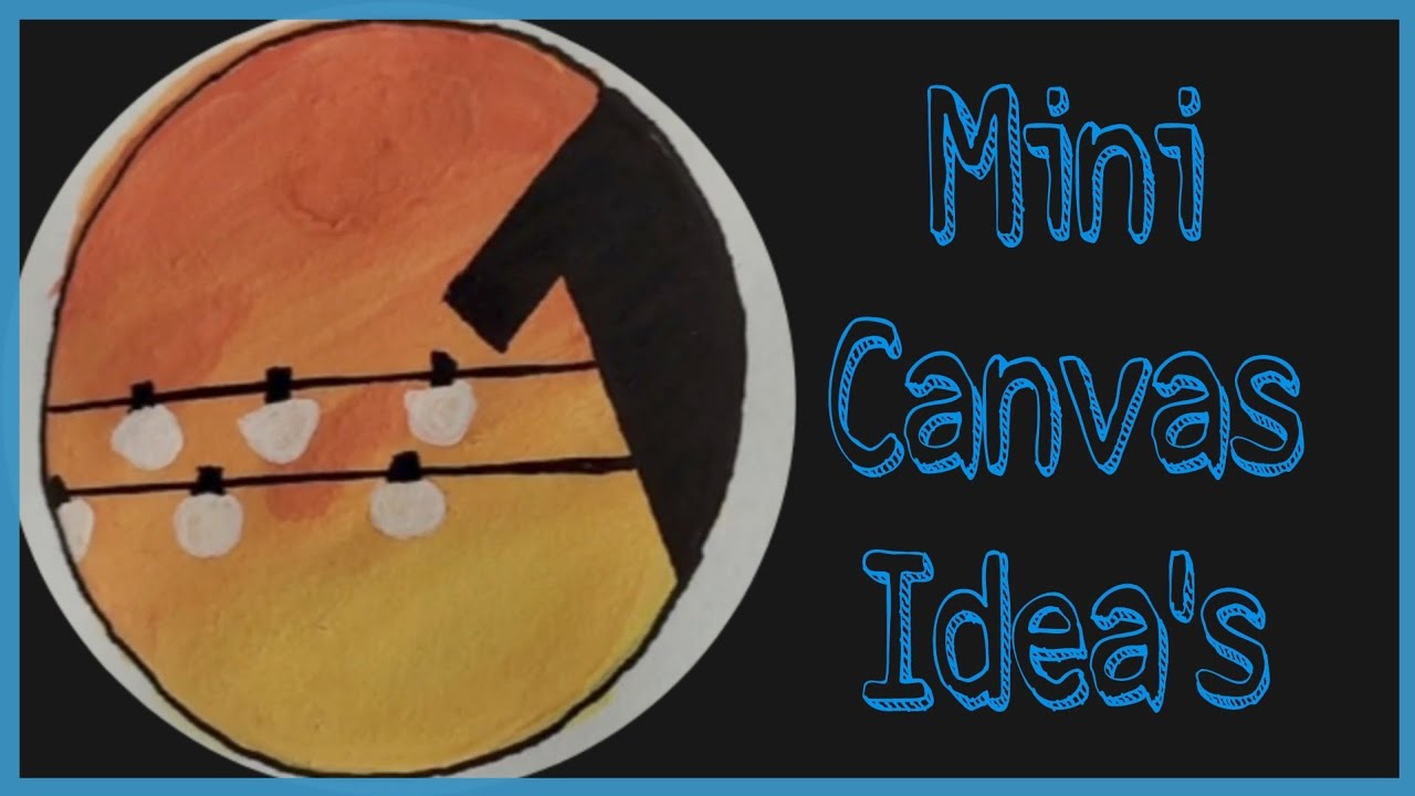Mini Canvas Art: Step-by-Step Painting Tutorial for Beginners - YouTube