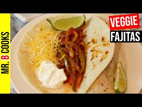Veggie Fajitas Recipe: How to Make Veg Fajitas (Quick Vegetarian Dinner Recipe)