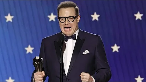 “I was in the wilderness” Brendan Fraser cries accepting Best Actor at Critics Choice Awards