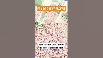 SICK FPV DRONE FREESTYLE  🤯 - dodging those trees! ...nearly 😏 #shorts #fpv #drone #racing