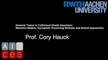 EU Regional School 2015 Part 1 with Prof. Dr. Cory Hauck