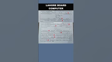 10th Class Computer Paper Lahore Board 2024