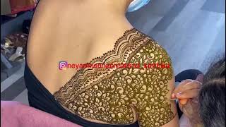Bridal henna and blouse henna design screenshot 3