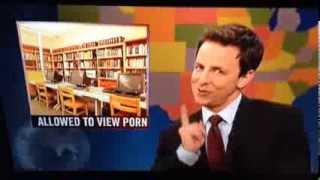 2013-11-16 = SNL mocks Orland Park Public Library's porn policy