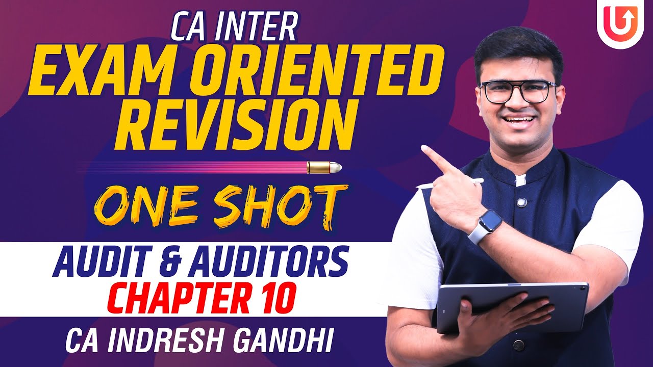 CA Inter Exam Oriented Revision | One Shot | Audit & Auditors - Chapter ...