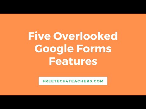 Five Overlooked Features of Google Forms Quizzes