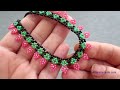 KOLAY VE ŞIK BONCUK HALHAL YAPIMI / BEAD ANKLET MAKING