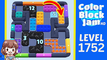 Color Block Jam Level 849 (1752) Solution Walkthrough