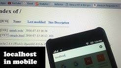 Localhost in mobile (local server access)  - Durasi: 2.05. 